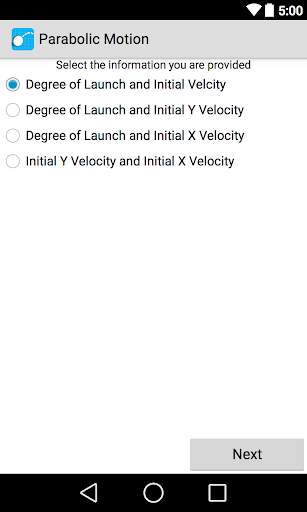 Projectile Motion Calculator скриншот 2