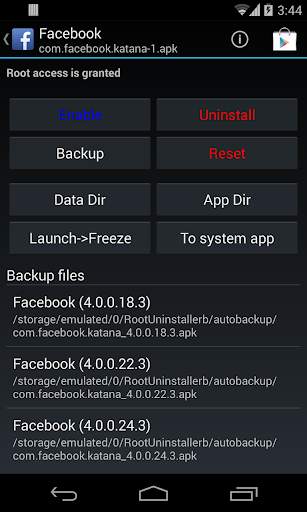 Root Uninstaller screenshot 3