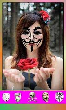 Anonymous Mask on Face camera Photo Editor screenshot 1