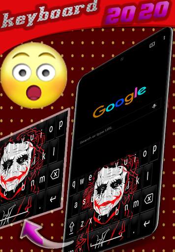 keyboard theme for joker fans screenshot 1