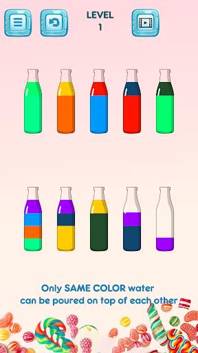 Candy Water Sort :color puzzle screenshot 6