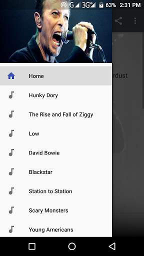 David Bowie screenshot 1