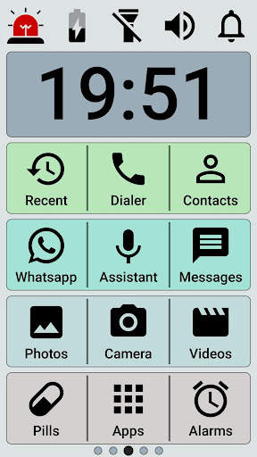 BaldPhone - elderly senior accessible launcher screenshot 1