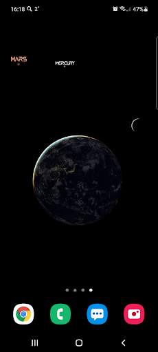 Earth Planet 3D live wallpaper screenshot 8