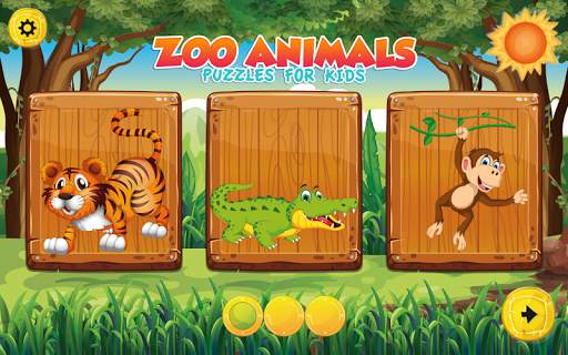 Puzzles for kids Zoo Animals screenshot 7