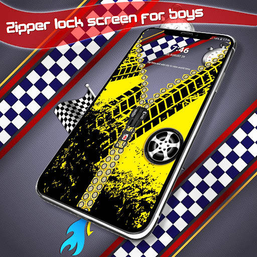 Zipper lock screen for boys 1 تصوير الشاشة