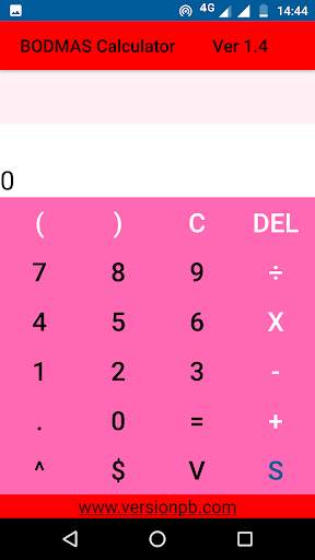 BODMAS Calculator 1 تصوير الشاشة
