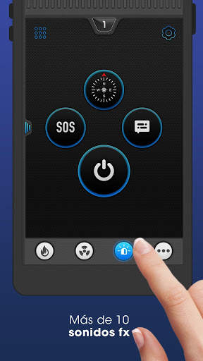Linterna con Brujula y Sonidos screenshot 4