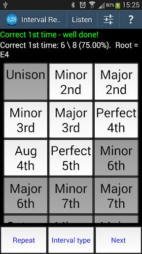 Interval Recognition - Ear Train screenshot 1