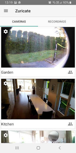 Zuricate Video Surveillance screenshot 1