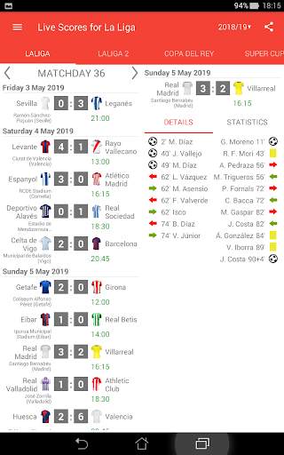 Live Scores for La Liga 2024 screenshot 10