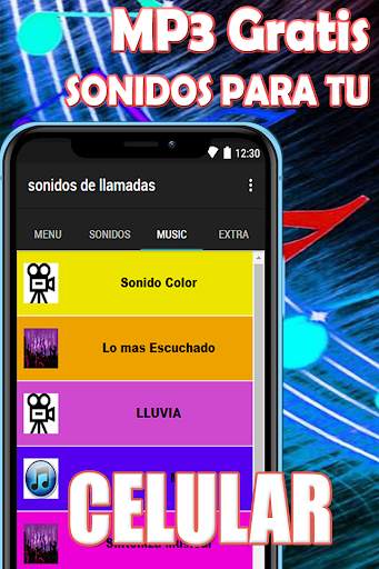 Sonidos de Llamadas con Musica para Celular Mp3 screenshot 3