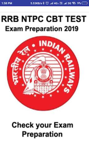 RRB NTPC ONLINE TEST screenshot 1