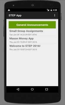 STEP 2016 App screenshot 2
