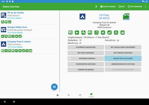SPF-Mobil der Stellplatzführer screenshot 10
