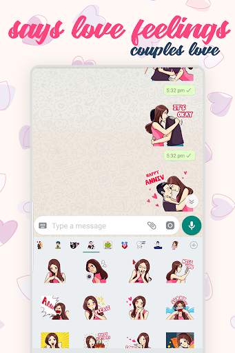 Love Stickers for WhatsApp - (WAStickerApps) screenshot 2