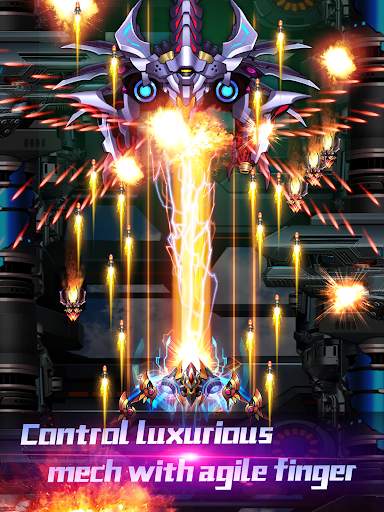 Serangan Thunder: Space Airplane War screenshot 14