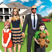 Virtual Security Chief Dad: Happy Family Games icon