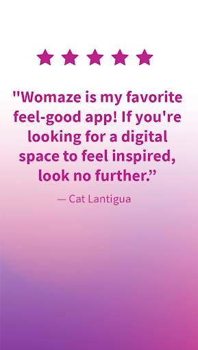 Womaze: Self-Care & Motivation screenshot 6