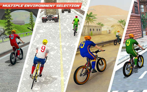 Extreme Bicycle Racing 2019: Highway City Rider screenshot 3