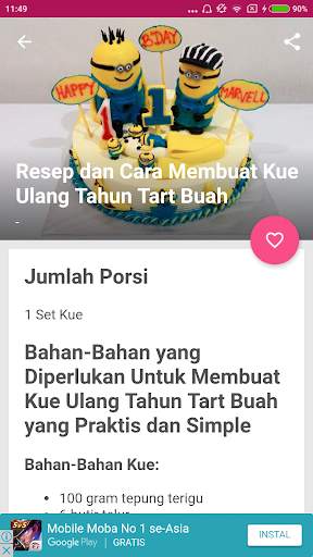 Resep Kue Ulang Tahun screenshot 5