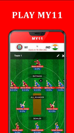 My11games-Teams for Dream11, My11circle & Myteam11 screenshot 2