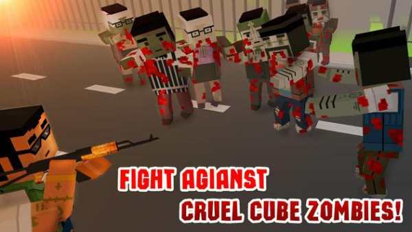 Cube Wars: Zombie Shooter 3D screenshot 1