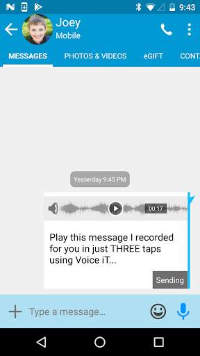 Voice iT - Voice Messenger/Voice Memo Recorder screenshot 7