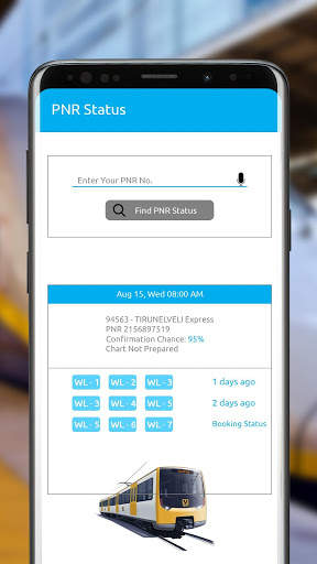 PNR Status : Where is my Train : Indian Railway screenshot 7