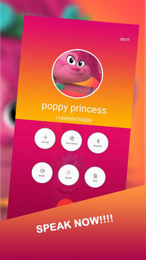 Call from poppy Chat   video call (Simulation)‏ screenshot 5