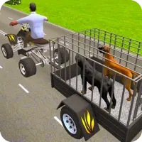 Pet Dog ATV Cargo Transport 3D on 9Apps