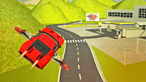 Flying Sport Car Simulator2016 screenshot 7
