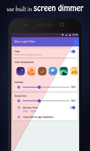 Blue Light Filter - Screen Night Mode screenshot 5