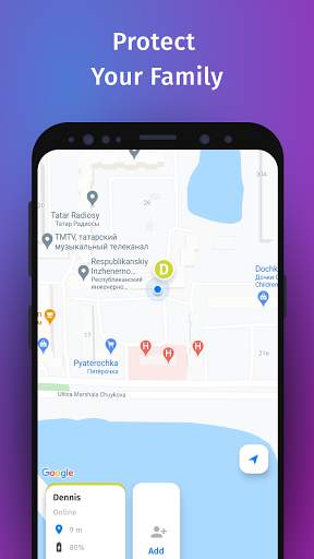 Where is the kid - phone GPS location tracker screenshot 1
