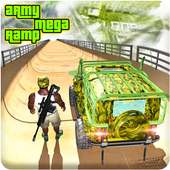 Army Mega Ramp Car Racing logo