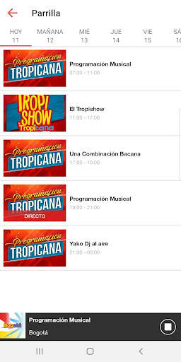 Tropicana FM Radio screenshot 2