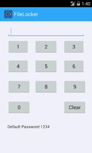 FileLocker screenshot 1