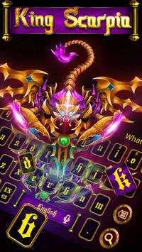 King Scorpio keyboard theme 2 تصوير الشاشة