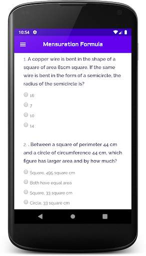 Mensuration Formula App screenshot 1
