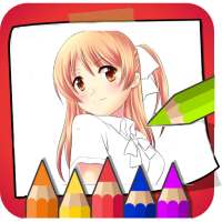 Mewarnai Anime Manga Dan Buku Menggambar