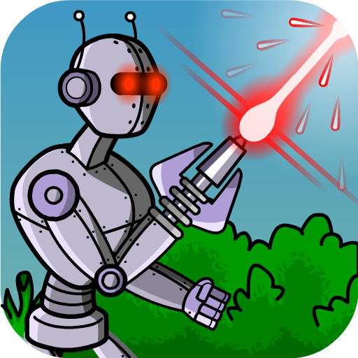 High Voltage 2D — Robots Attack Battle Platformer icon
