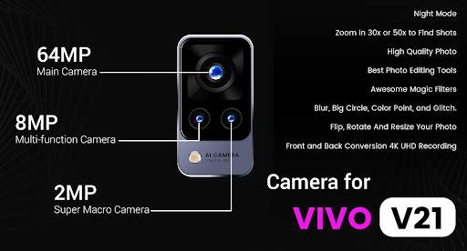 Camera for Vivo v21 - Camera for vlogging screenshot 1