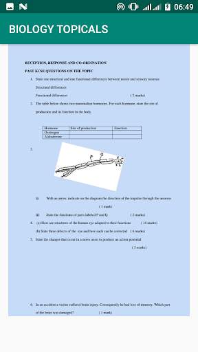 Biology K.c.s.e Topical Revisions screenshot 6