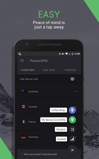 ProtonVPN (Outdated) - See new app link below screenshot 2