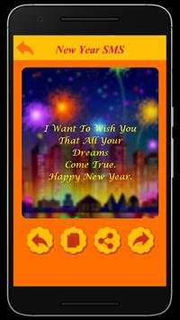 Happy New Year Wishes SMS screenshot 3