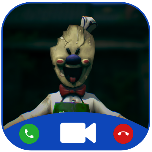 video fake call simulation for ice cream icon