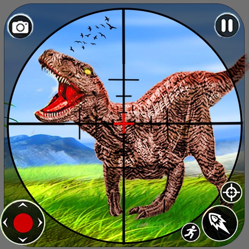 Wild Dino hunting Gun Games 3d icon
