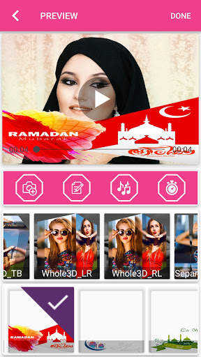 Ramadan/Eid Mubarak Video Maker : Eid Status Maker screenshot 2