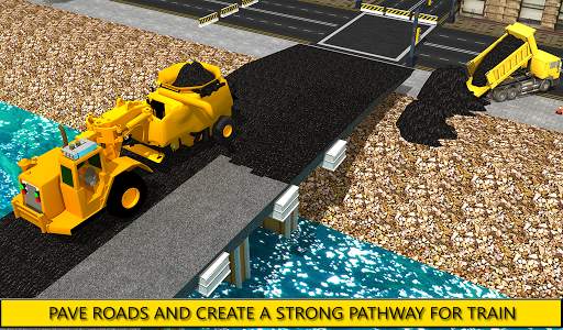 River Railroad Builder : Bridge Construction screenshot 8