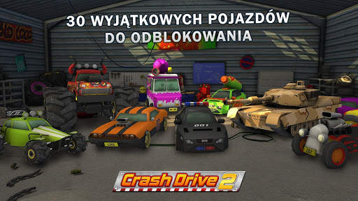 Crash Drive 2 - Racing 3D game screenshot 1